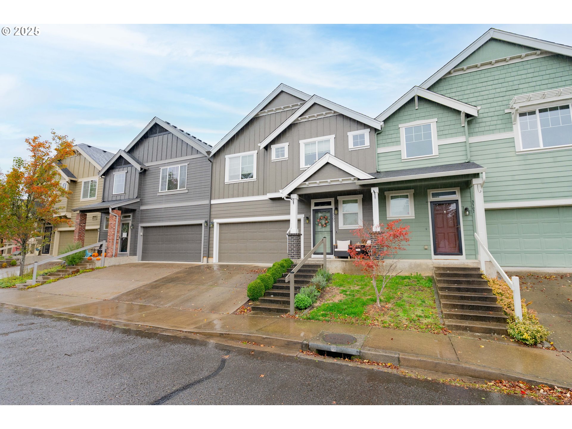 3505 Southeast 197th Avenue Camas, WA 98607 - Photo 30 of 30 a front view of a house with a yard and garage