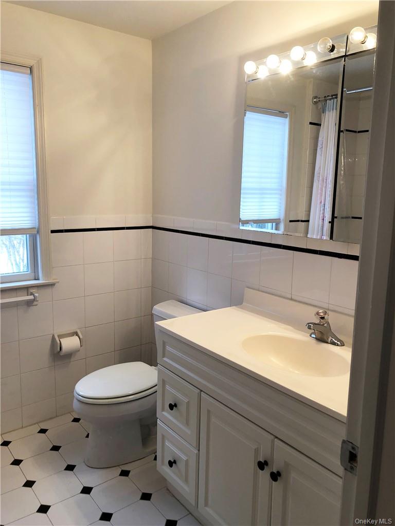 49 Commodore Road Chappaqua, NY 10514 - Photo 20 of 26 a bathroom with a sink a toilet and mirror