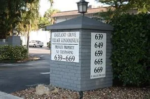 a sign on the side of a road