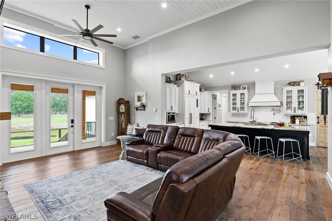 5400 Dana Road Fort Myers, FL 33905 - Photo 5 of 35 a living room with furniture and wooden floor