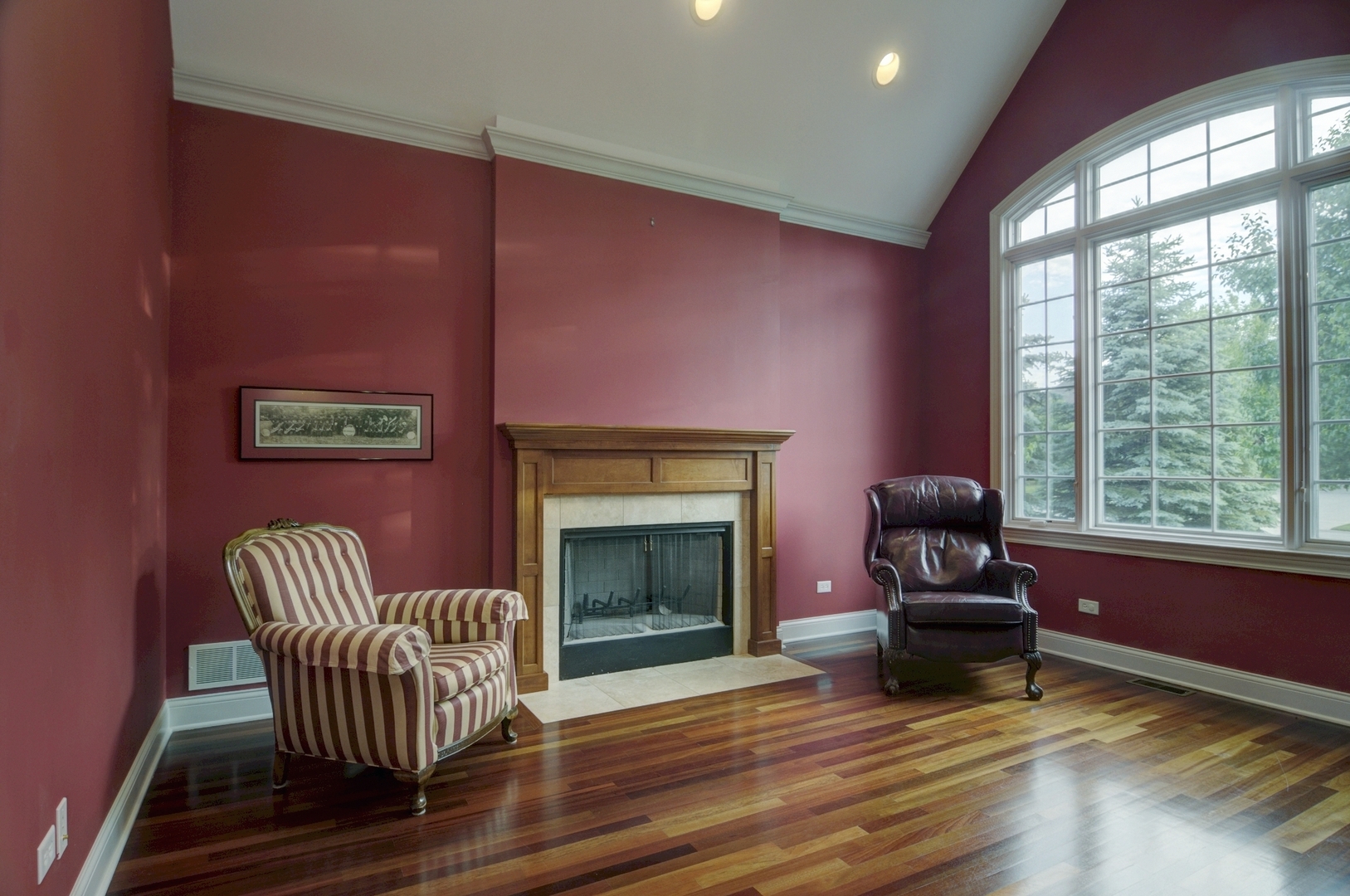 510 Rookery Lane Joliet, IL 60431 - Photo 4 of 40 a living room with furniture and a fireplace