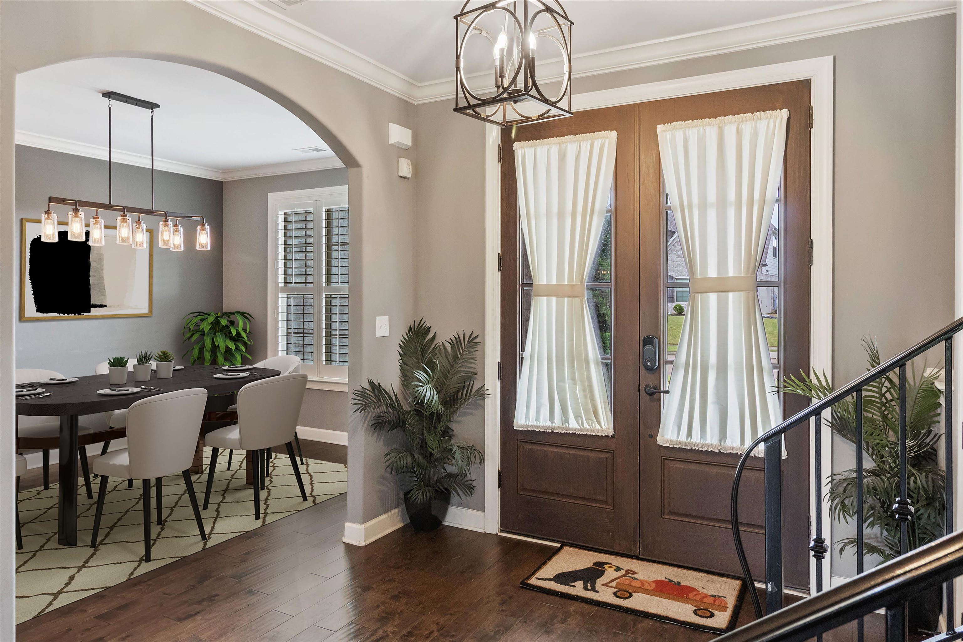 3449 Banyan Lane Bartlett, TN 38133 - Photo 6 of 35 a view of a livingroom with furniture window and wooden floor