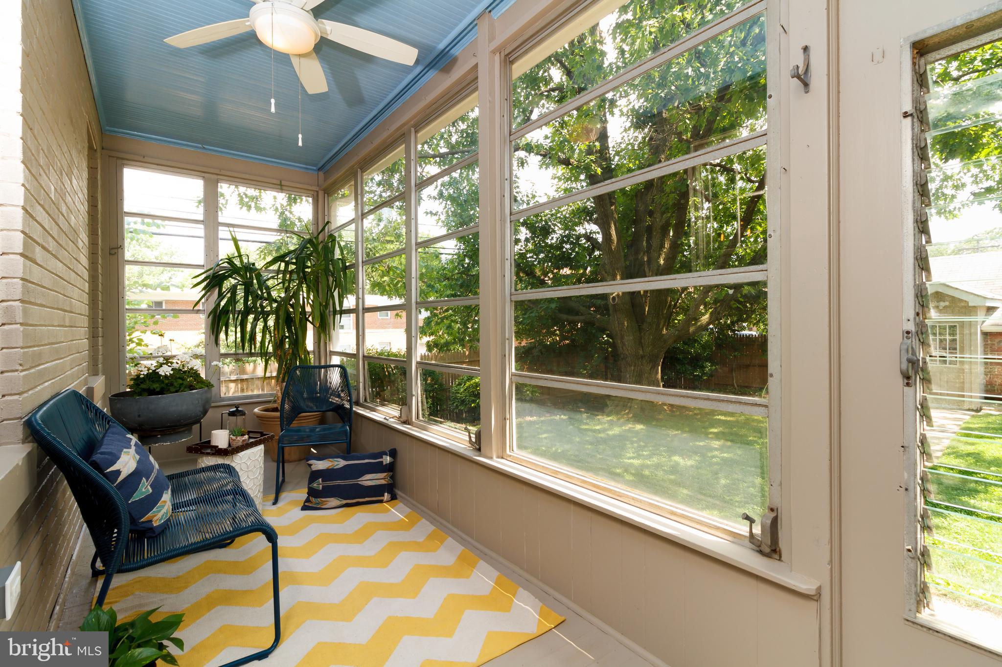 620 Silver Spring Avenue Silver Spring, MD 20910 - Photo 28 of 30 Year round solarium with louver windows.