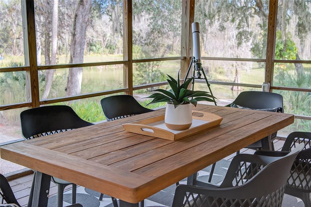 4925 Hamilton Road Lakeland, FL 33811 - Photo 30 of 71 a view of a dining room with furniture window and outside view