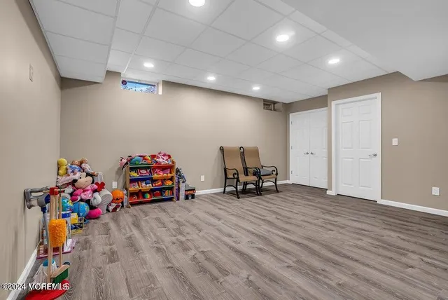 a view of a room with toys