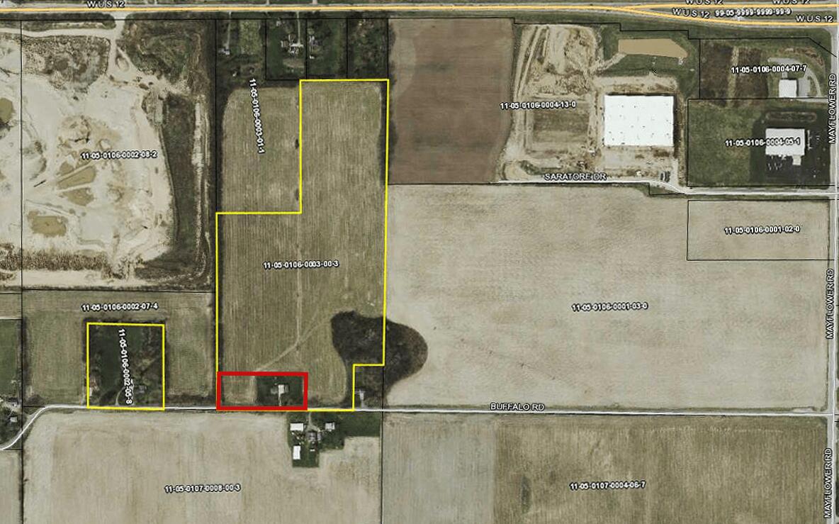 3105 Buffalo Road Niles, MI 49120 - Photo 25 of 25 map with boundaries drawn