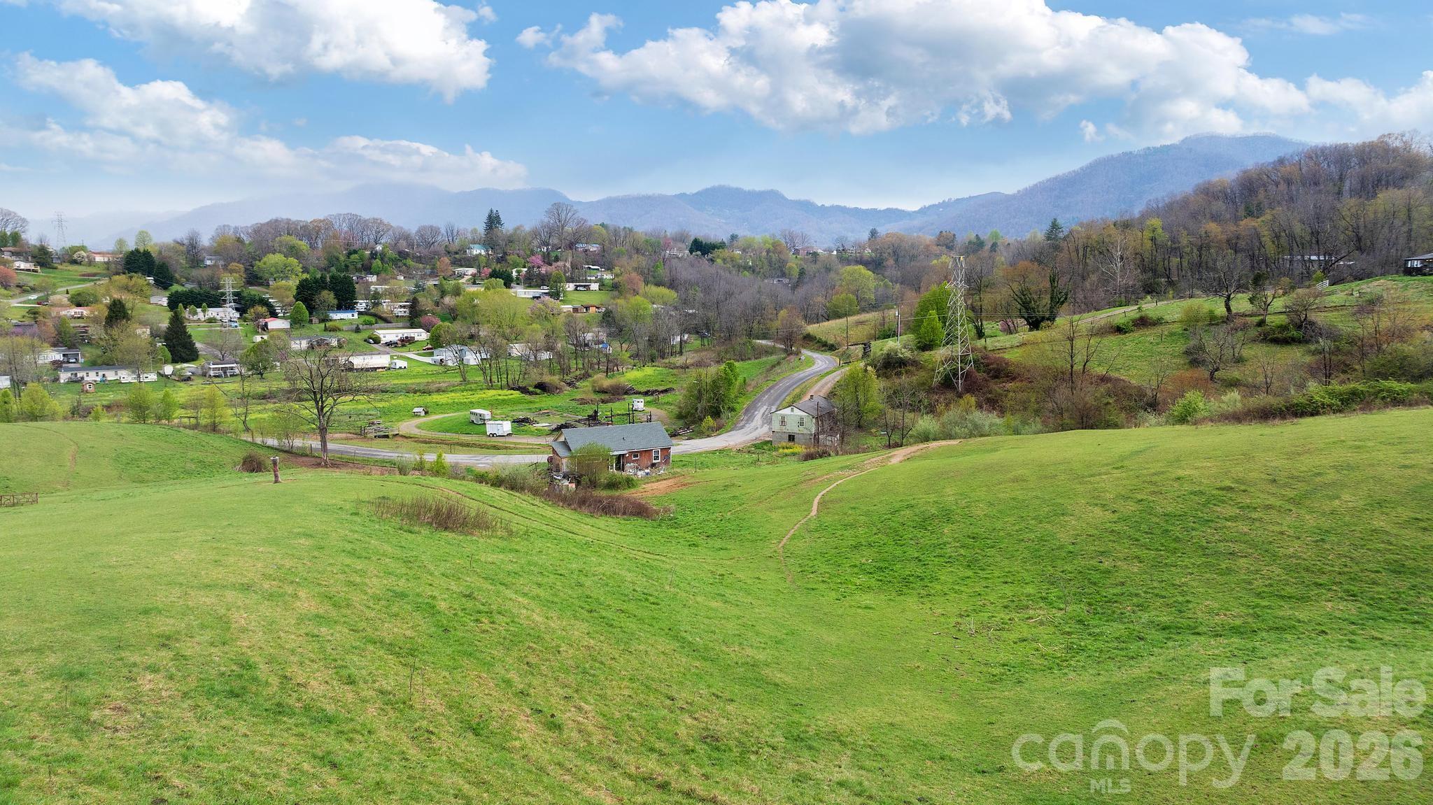 618 Beaverdam Street Canton, NC 28716 - Photo 7 of 21 a view of a town with mountains in the background