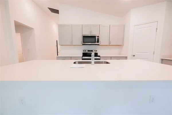 an empty room with window