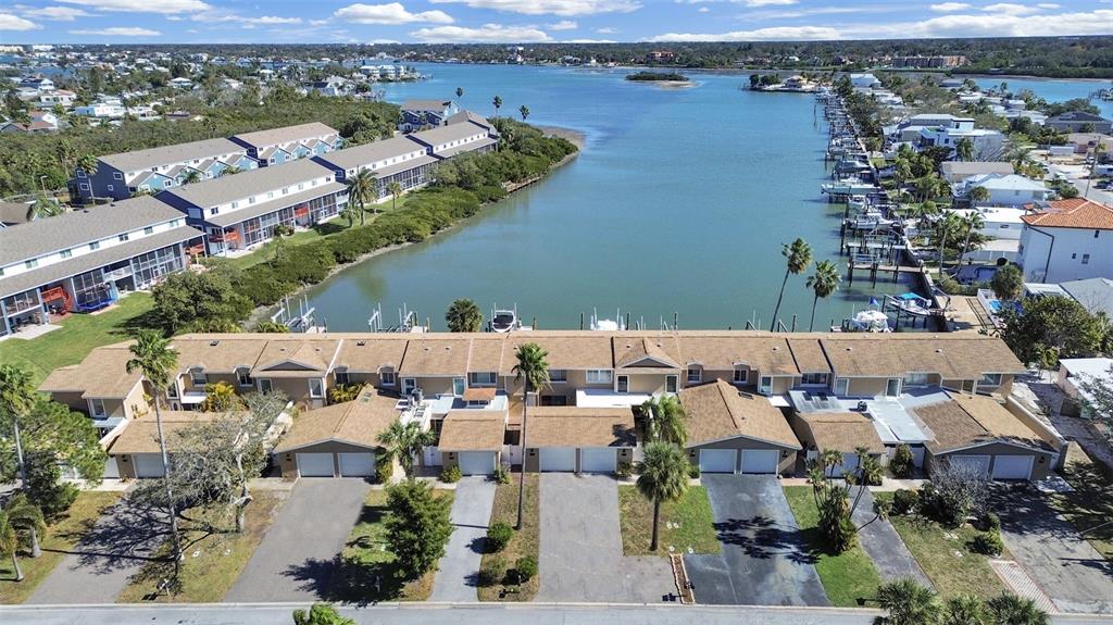 825 East Gulf Boulevard, Unit 110 Indian Rocks Beach, FL 33785 - Photo 51 of 75 an aerial view of a house with a lake view