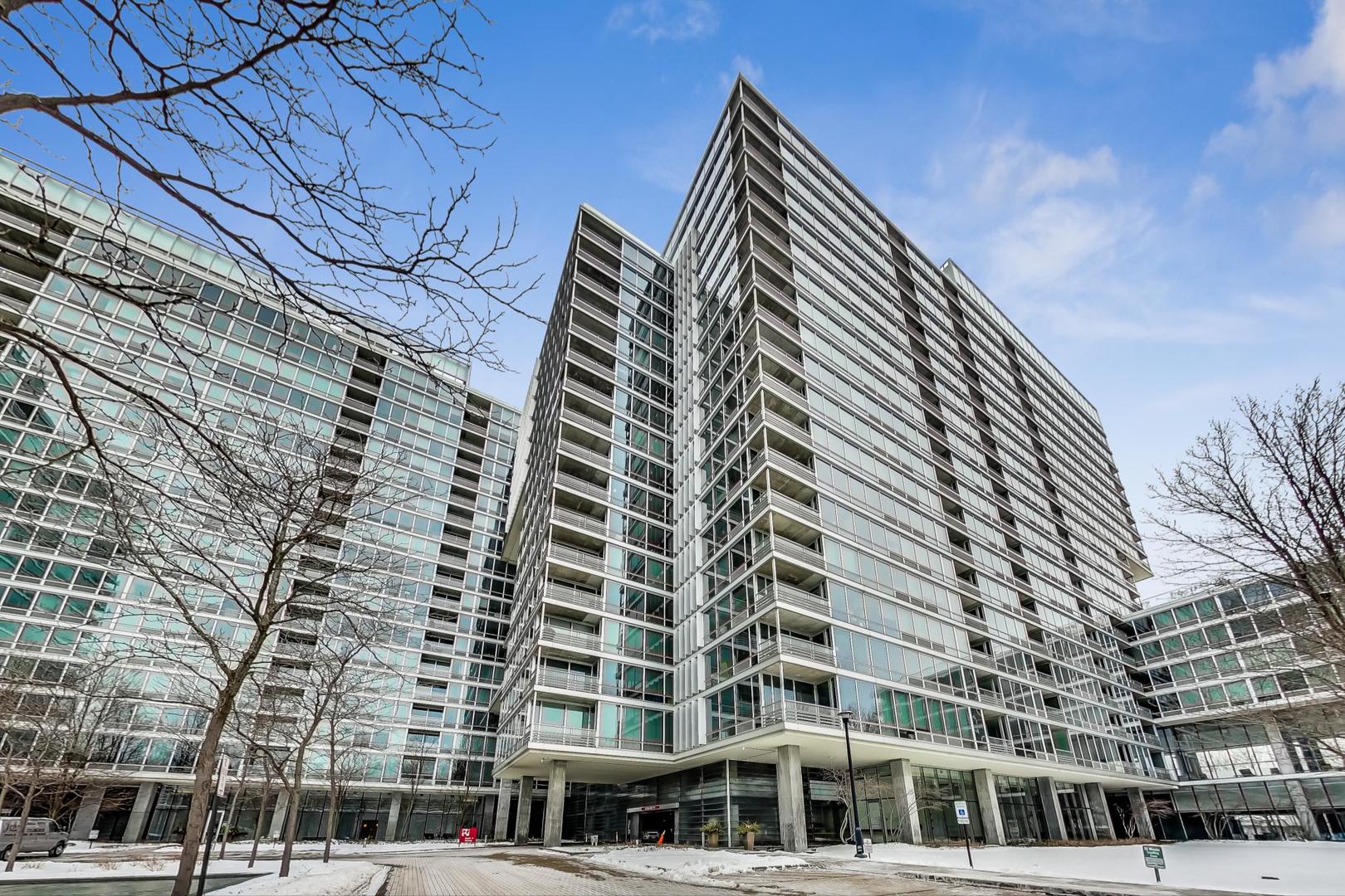 a front view of a building