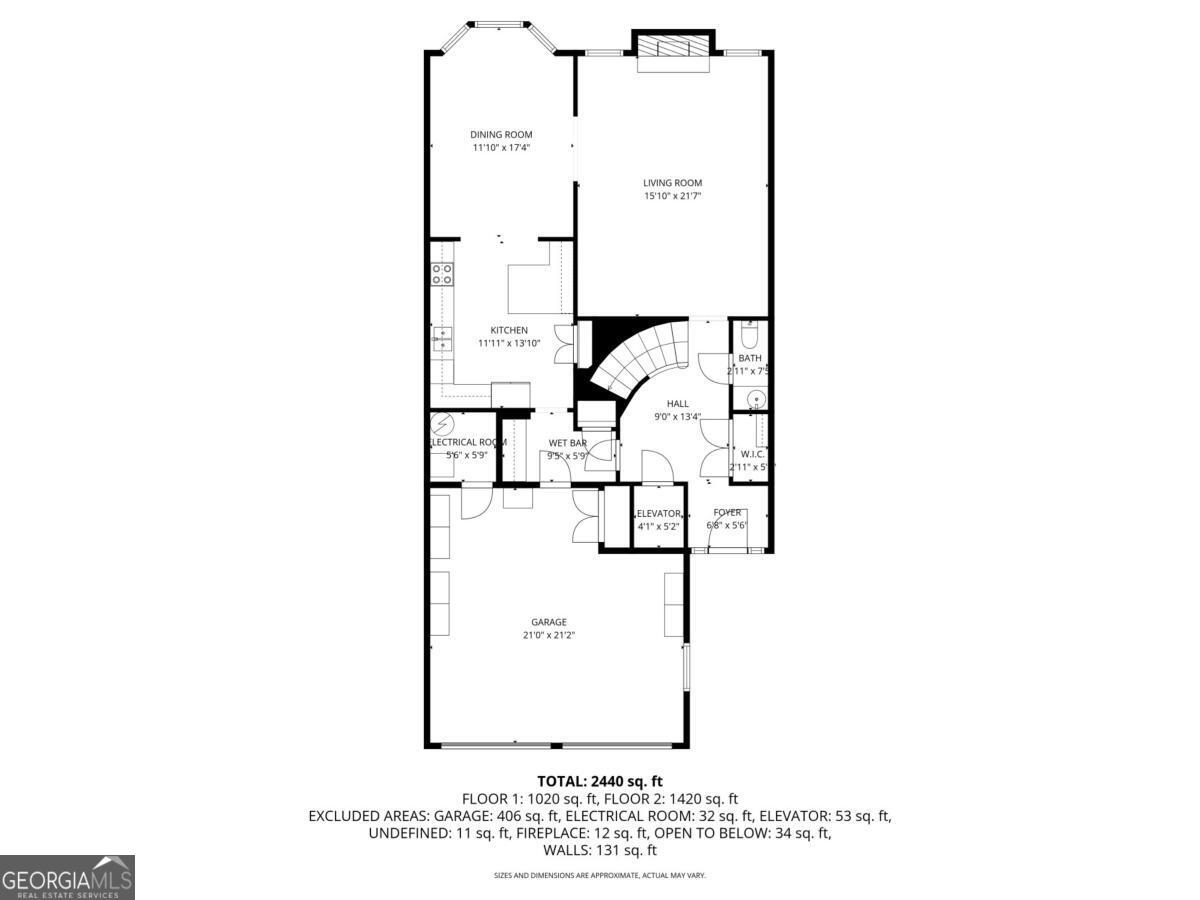 19 Mooregate Square Northwest Atlanta, GA 30327 - Photo 47 of 48 a picture of a floor plan