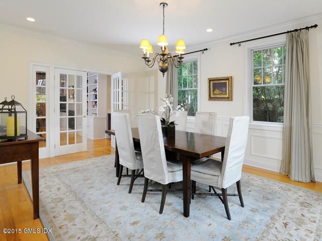 10 Tyler Lane Riverside, CT 06878 - Photo 6 of 25 a view of a dining room with furniture and a window