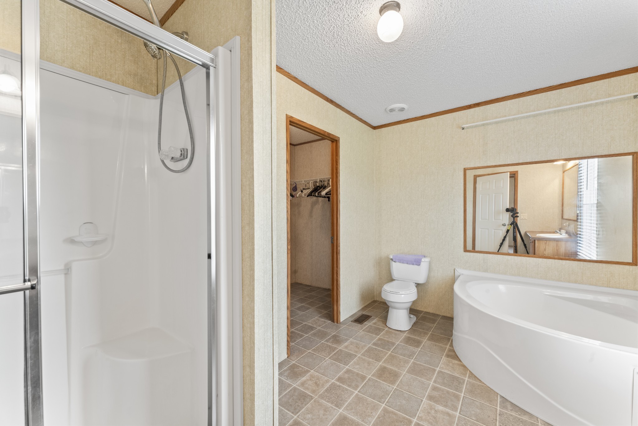 439 Philippi Road Wartrace, TN 37183 - Photo 26 of 29 a bathroom with a granite countertop sink toilet and shower