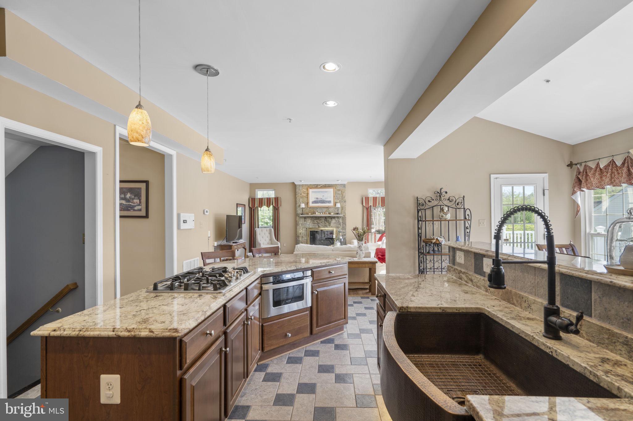15307 Riding Path Court Laurel, MD 20707 - Photo 10 of 75 Kitchen with farmhouse copper sink (2022)