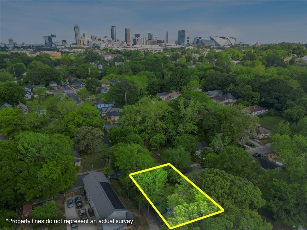 459 Paines Avenue Northwest Atlanta, GA 30318 - Photo 4 of 23 an aerial view of a house with pool