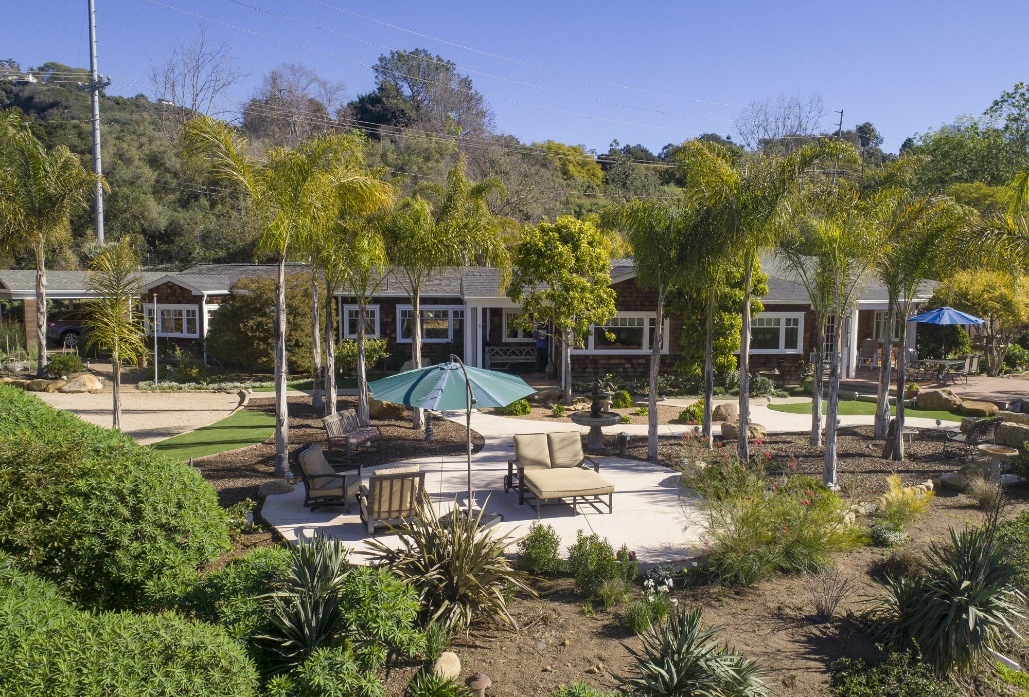 Front view patios