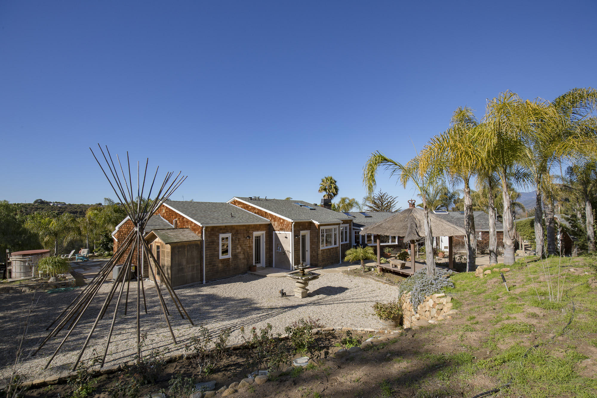 Back of property