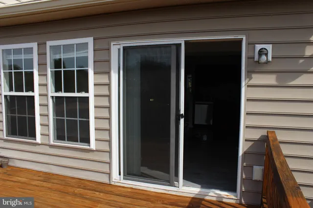 a view of front door