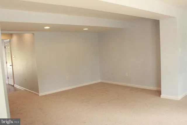 a view of an empty room