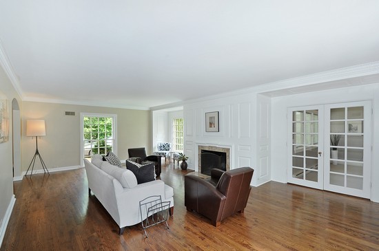 590 Sheridan Road Winnetka, IL 60093 - Photo 3 of 16 a living room with furniture and a fireplace