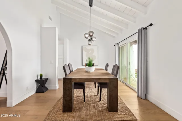 a backyard of a house