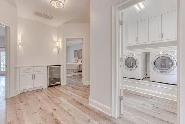 a house view with a garden space