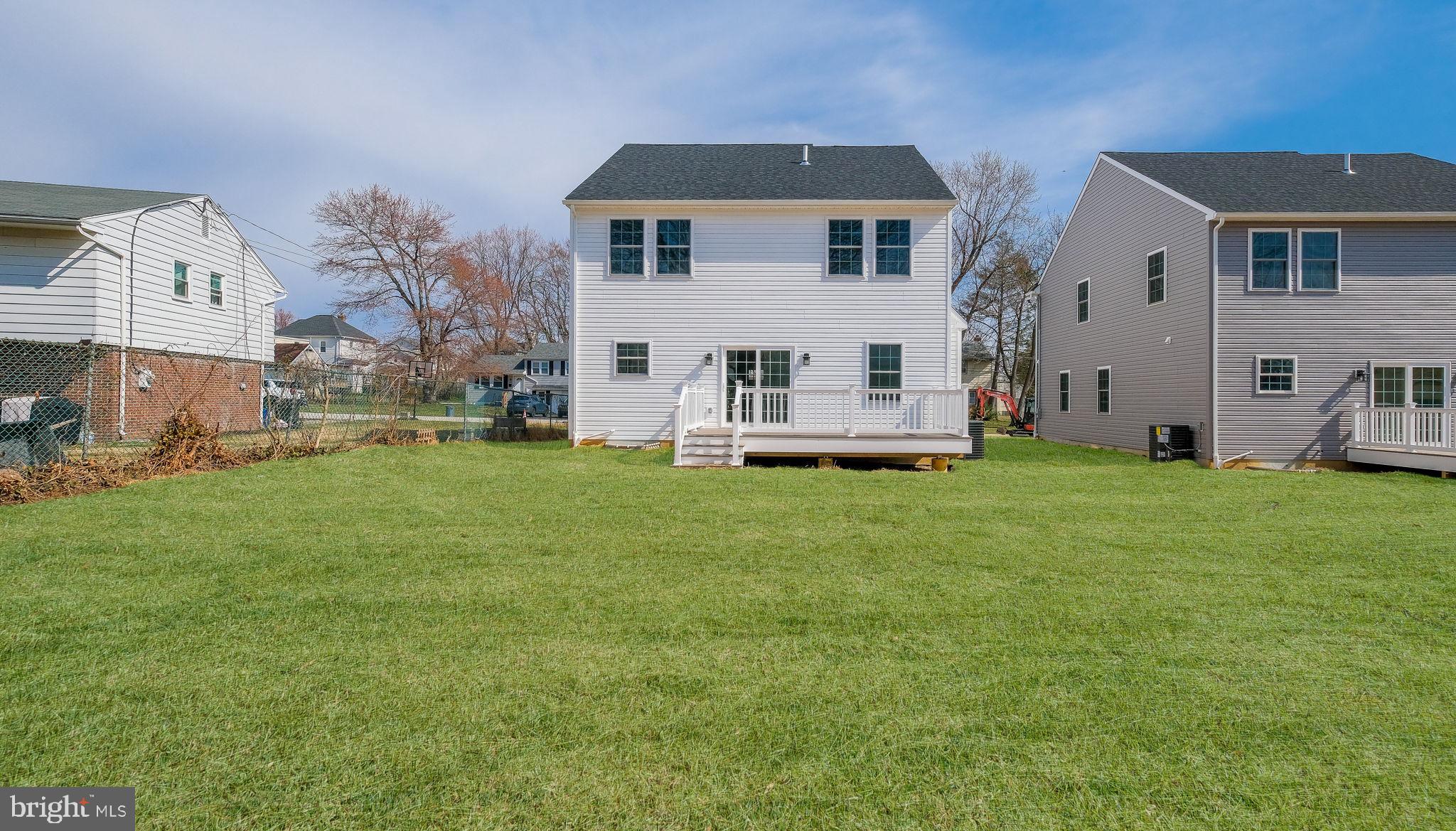 108 Patterson Road Aston, PA 19014 - Photo 37 of 39 Spacious yard and view from rear of house