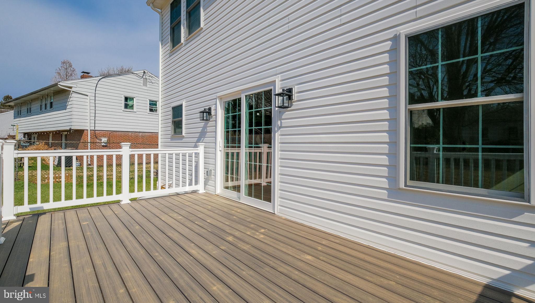 108 Patterson Road Aston, PA 19014 - Photo 10 of 39 Large deck made of maintenance free materials
