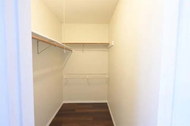 a view of walk in closet