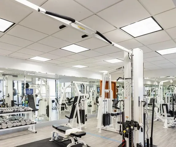 a view of a city with tall buildings