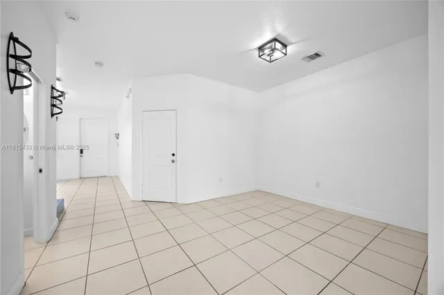 a view of an empty room