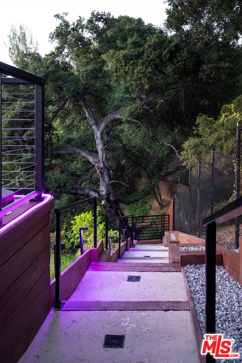 4118 Oak Hollow Road Calabasas, CA 91302 - Photo 24 of 55 a view of outdoor space with seating
