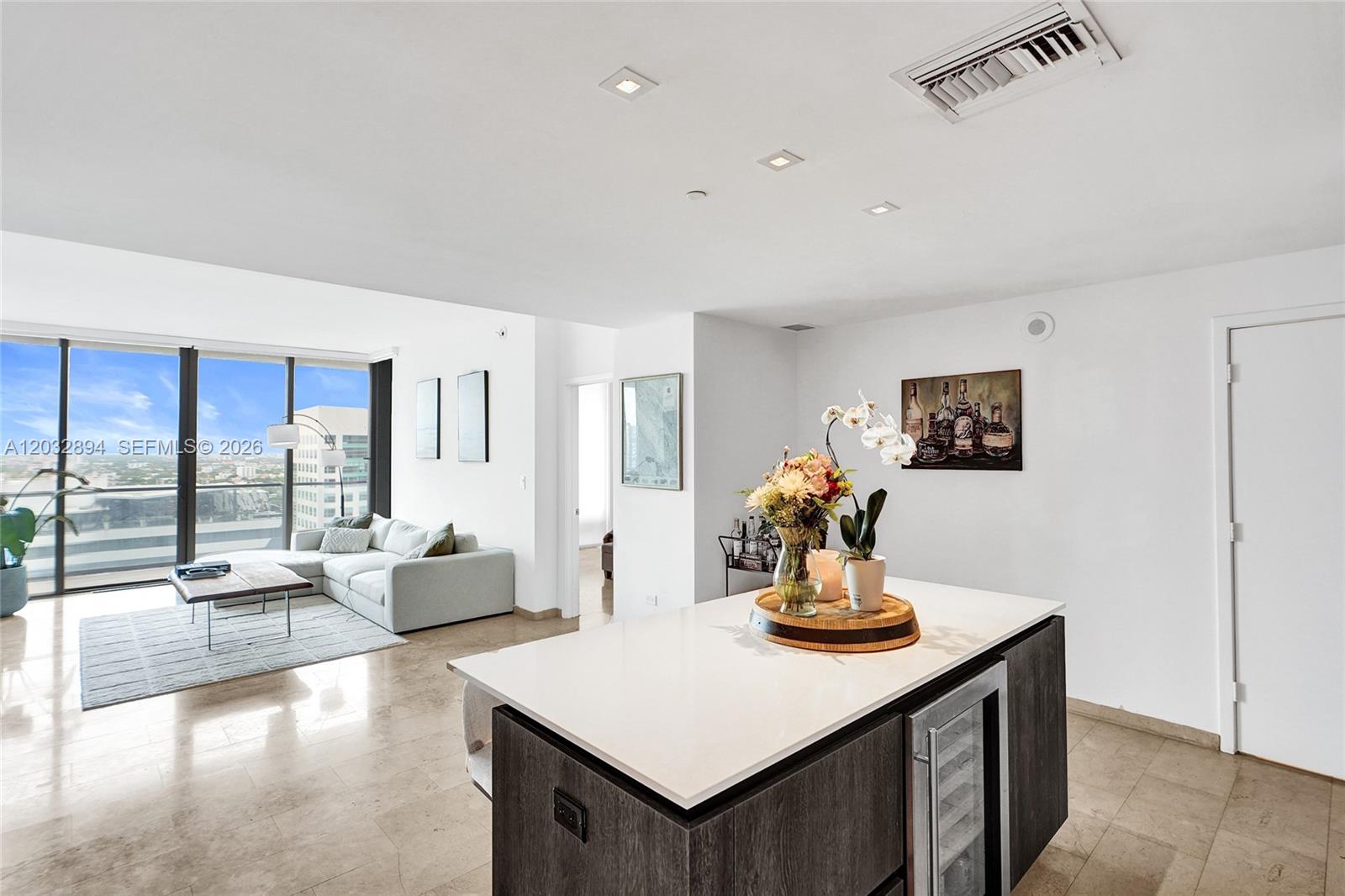 88 Southwest 7th Street, Unit 2210 Miami, FL 33130 - Photo 6 of 24 Plenty of light from floor to ceiling windows
