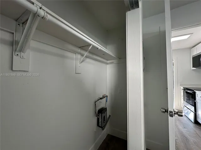 a view of walk in closet