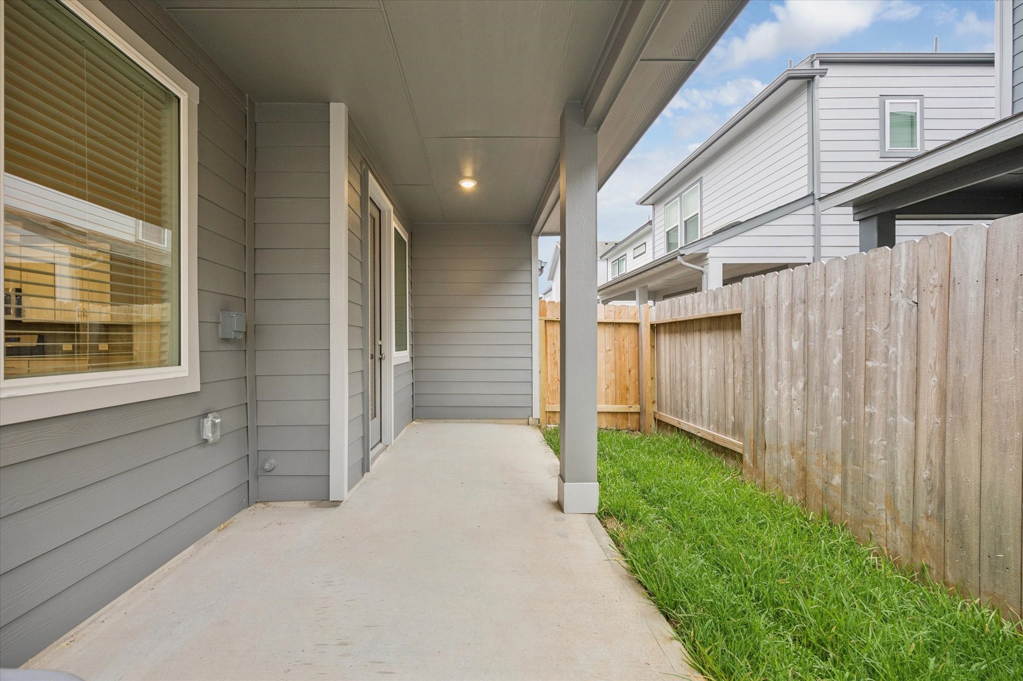 4113 Fig Grv Street Houston, TX 77080 - Photo 15 of 22 Low-maintenance backyard with patio space.
