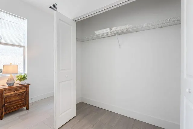 a very nice looking room with a wooden floor