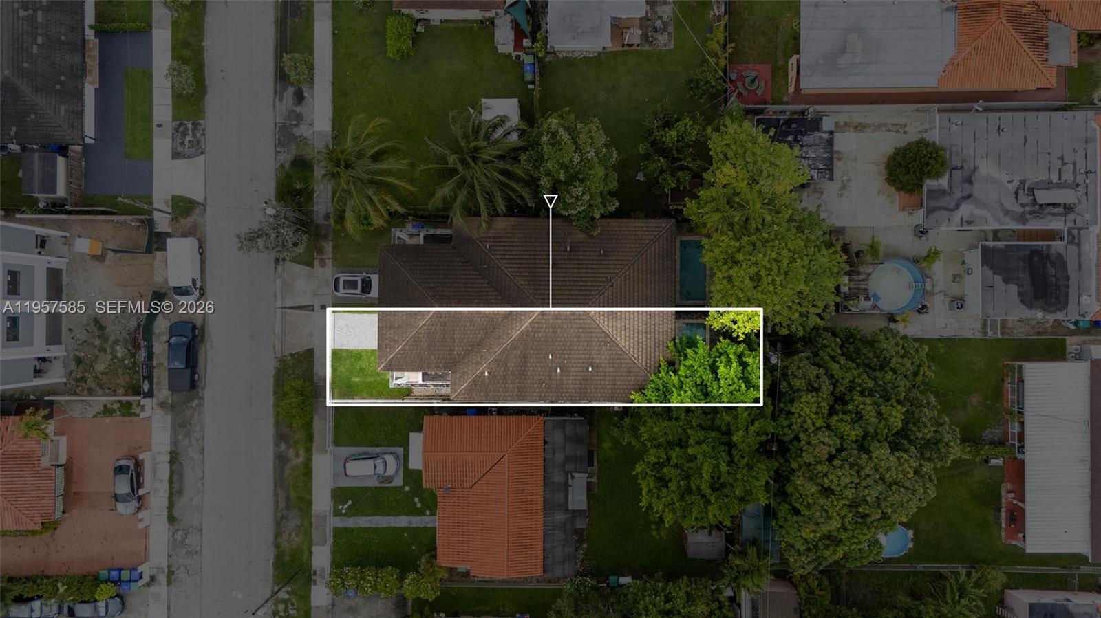2784 Southwest 34th Avenue Miami, FL 33133 - Photo 3 of 45 an aerial view of houses and roads