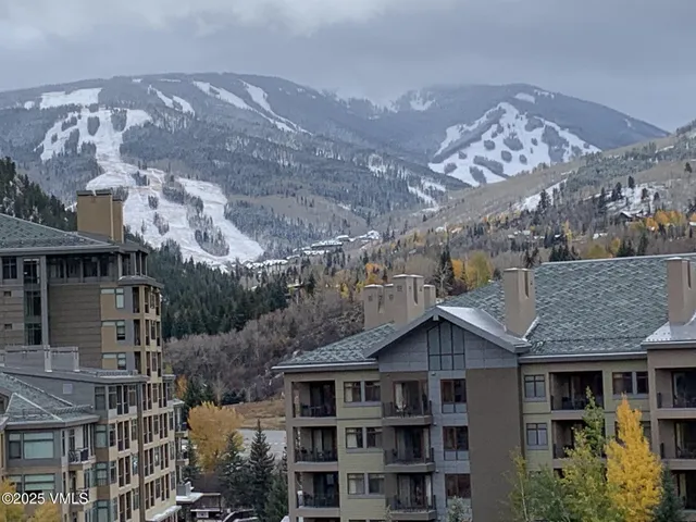 a view of a large building next to a building