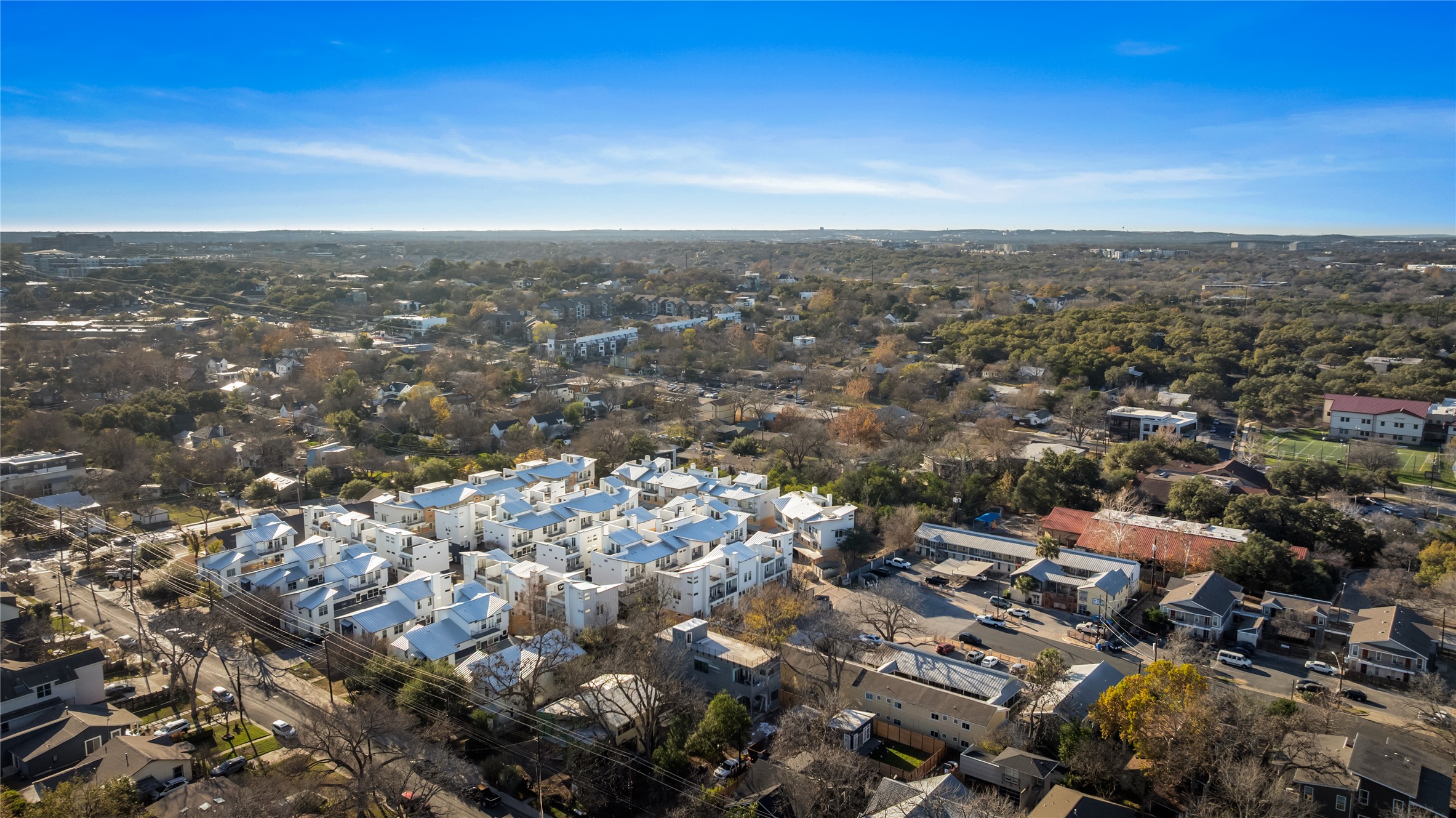 2606 Wilson Street, Unit 901 Austin, TX 78704 - Photo 35 of 37 an aerial view of multiple house
