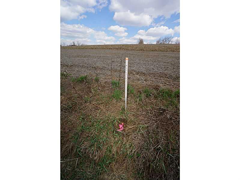 Carlton Road Bentleyville, PA 15314 - Photo 5 of 11 Exterior Front. Stake on east (right) side of property line at Carlton Road