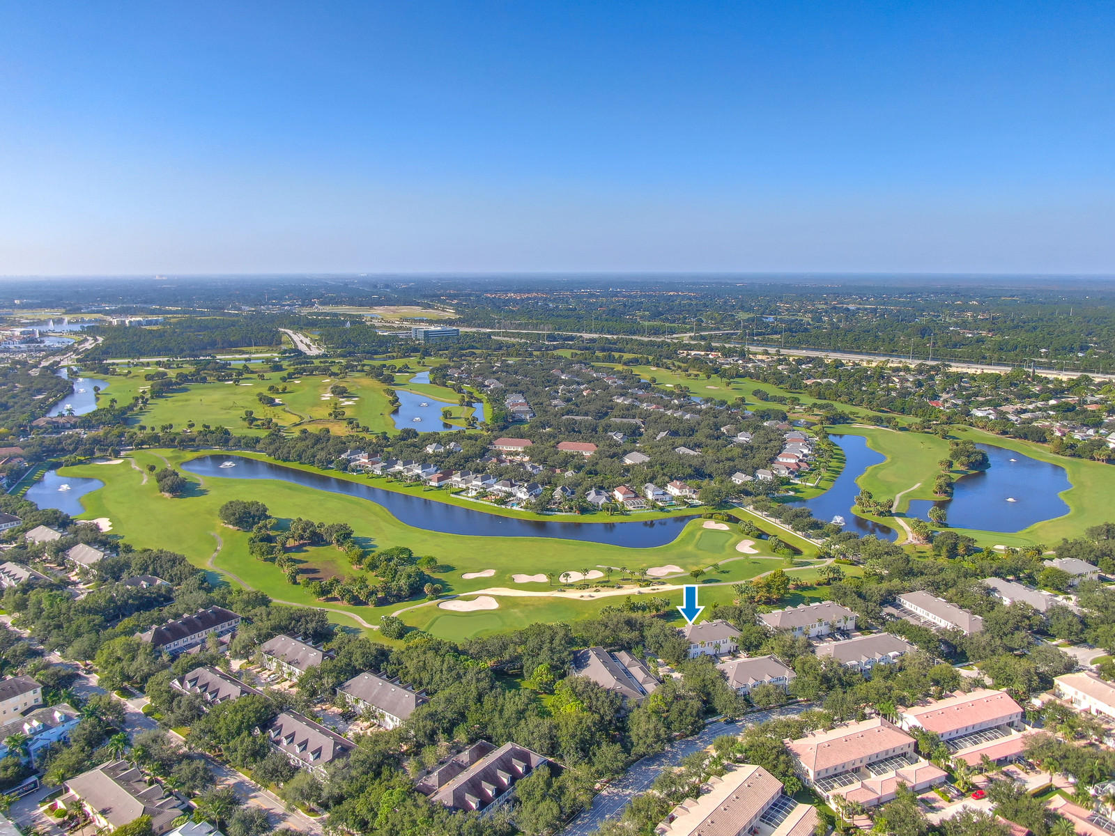 144 Radcliffe Court Jupiter, FL 33458 - Photo 24 of 28 a view of a city with ocean view