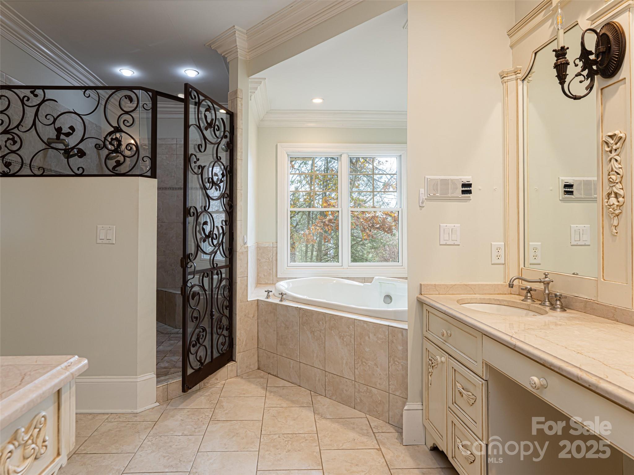 10 Walnut Lane Fletcher, NC 28732 - Photo 28 of 48 a spacious bathroom with a bathtub sink and mirror