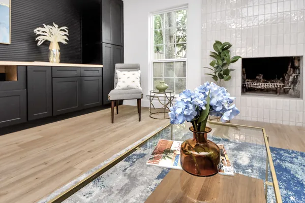 a view of a door of the house