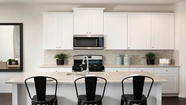 a living room with furniture a flat screen tv and a large window