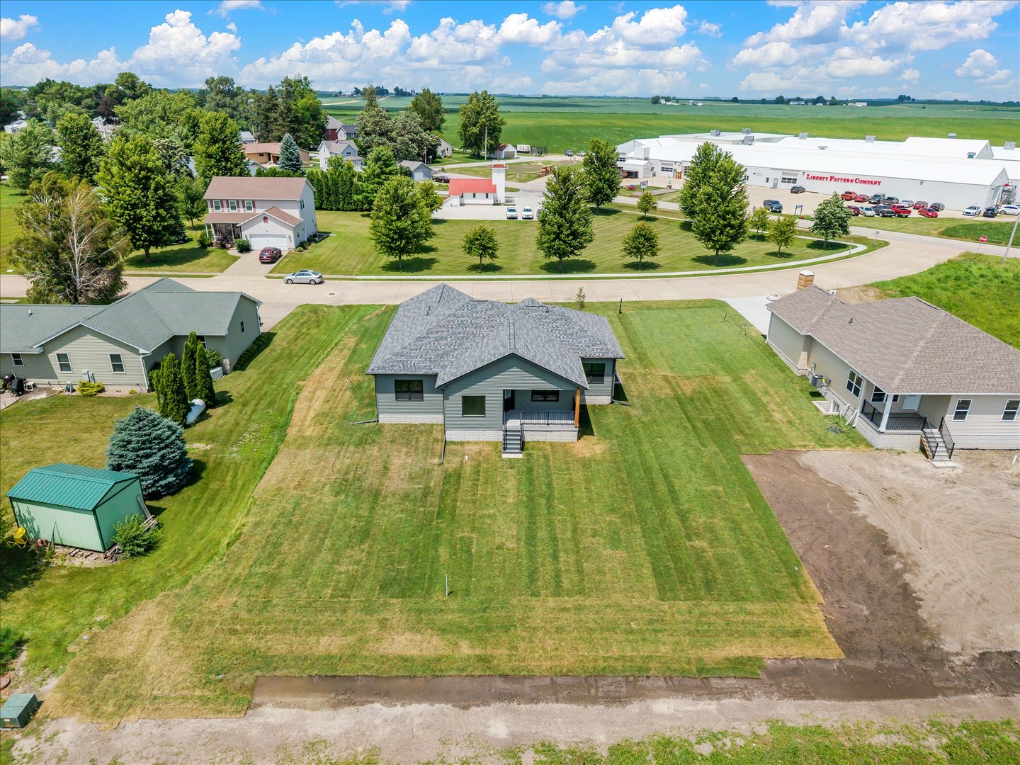 455 Rhonda Road New Liberty, IA 52765 - Photo 8 of 54 an aerial view of multiple house