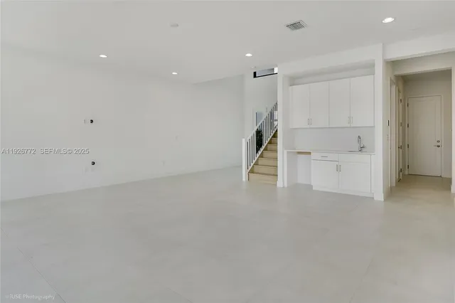 a balcony with an ocean view