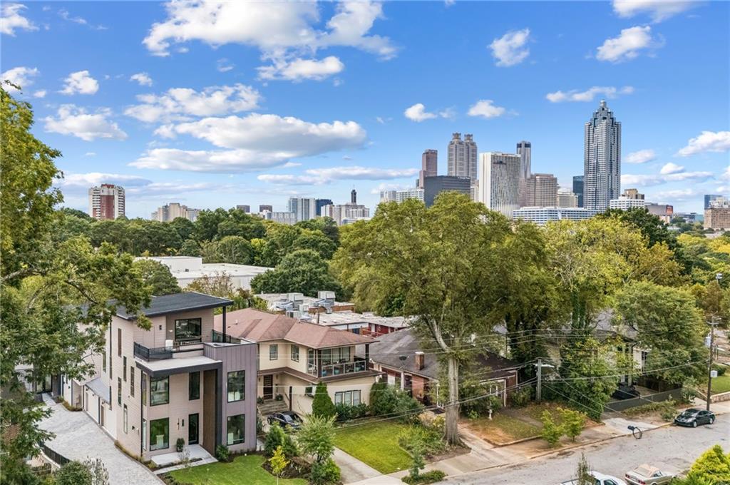 407 Linden Avenue Northeast, Unit A Atlanta, GA 30308 - Photo 2 of 65 a view of a city with tall buildings