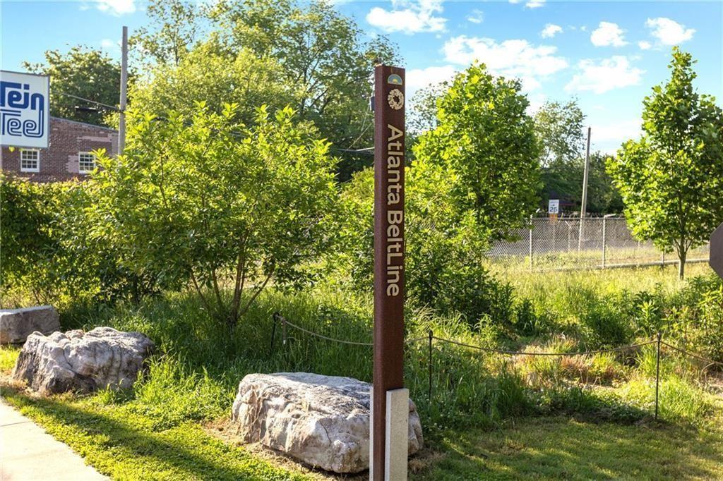 407 Linden Avenue Northeast, Unit A Atlanta, GA 30308 - Photo 56 of 65 a garden view with a lake view