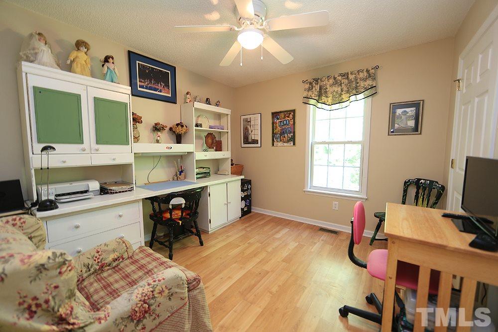 7321 Bonnie Ridge Court Raleigh, NC 27615 - Photo 11 of 14 3rd BR, currently used as an office. Walk In Storage up here!