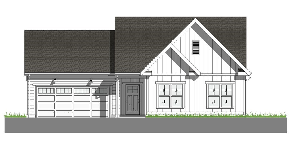 a view of wooden floor in front of a house